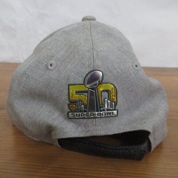 Carolina Panthers New Era 9FORTY Super Bowl 50 NFC Conference Champions Hat Cap - Picture 4 of 10